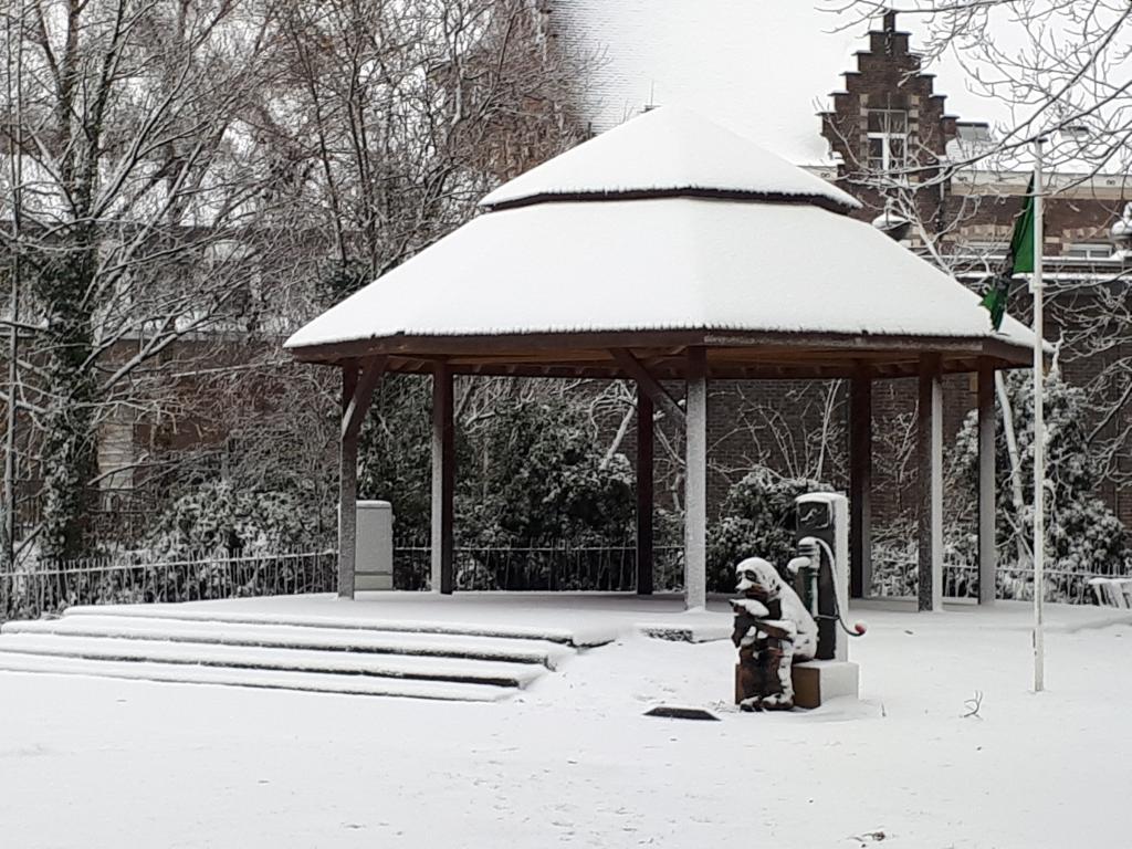 Moorslede in de sneeuw