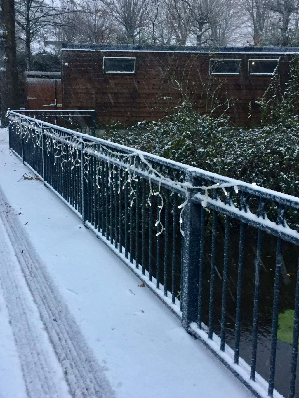 Moorslede in de sneeuw