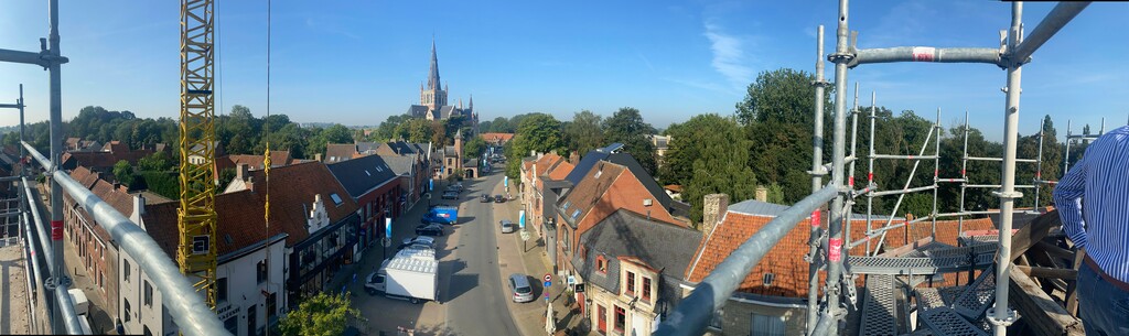 panorama Dadizele in stellingen