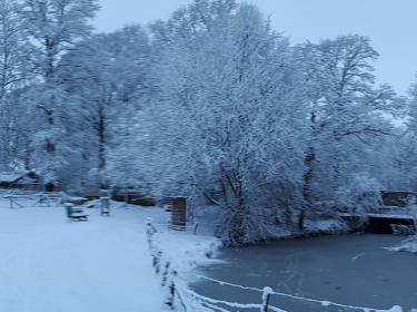 Moorslede in de sneeuw