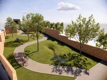 Simulatie nieuwe gemeentepark - 3DWORX