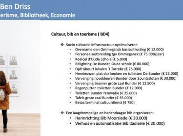 Cultuur, Toerisme, Bibliotheek, Economie