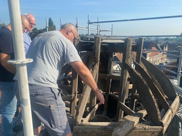 oude onderbouw torentje liggend