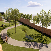 Simulatie nieuwe gemeentepark - 3DWORX