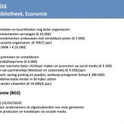 Cultuur, Toerisme, Bibliotheek, Economie